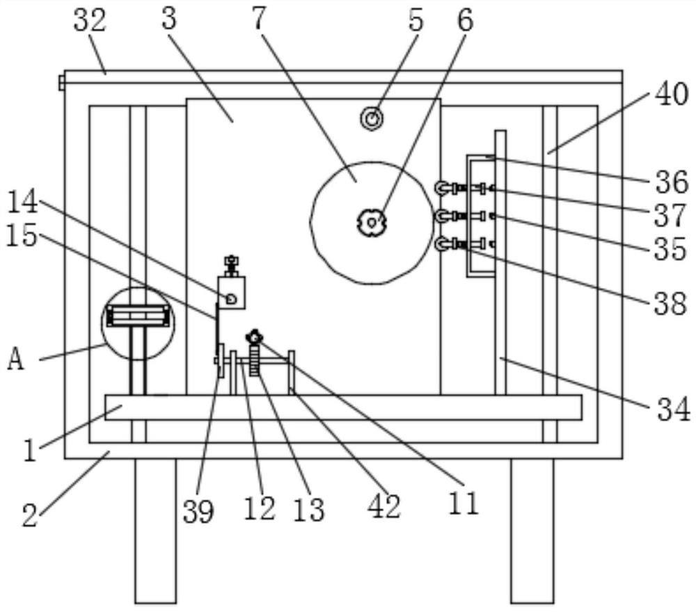 Worm gear transmission based cable winding equipment for deep sea exploration