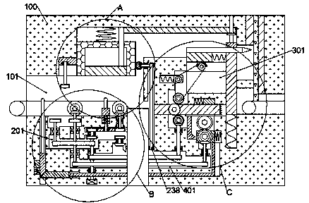 Packaging piece production equipment capable of adjusting size self