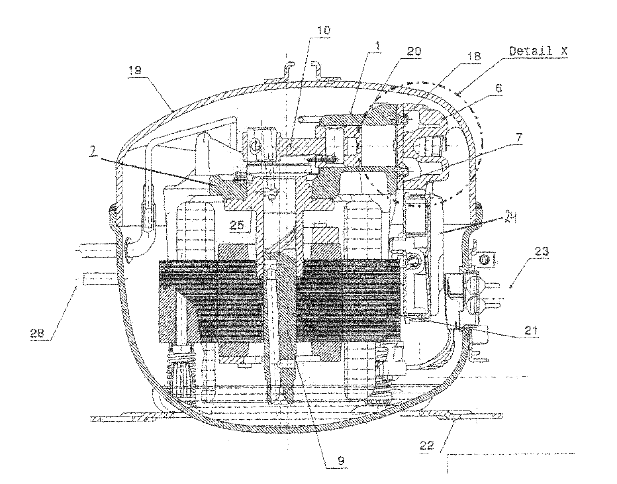 Refrigerant compressor