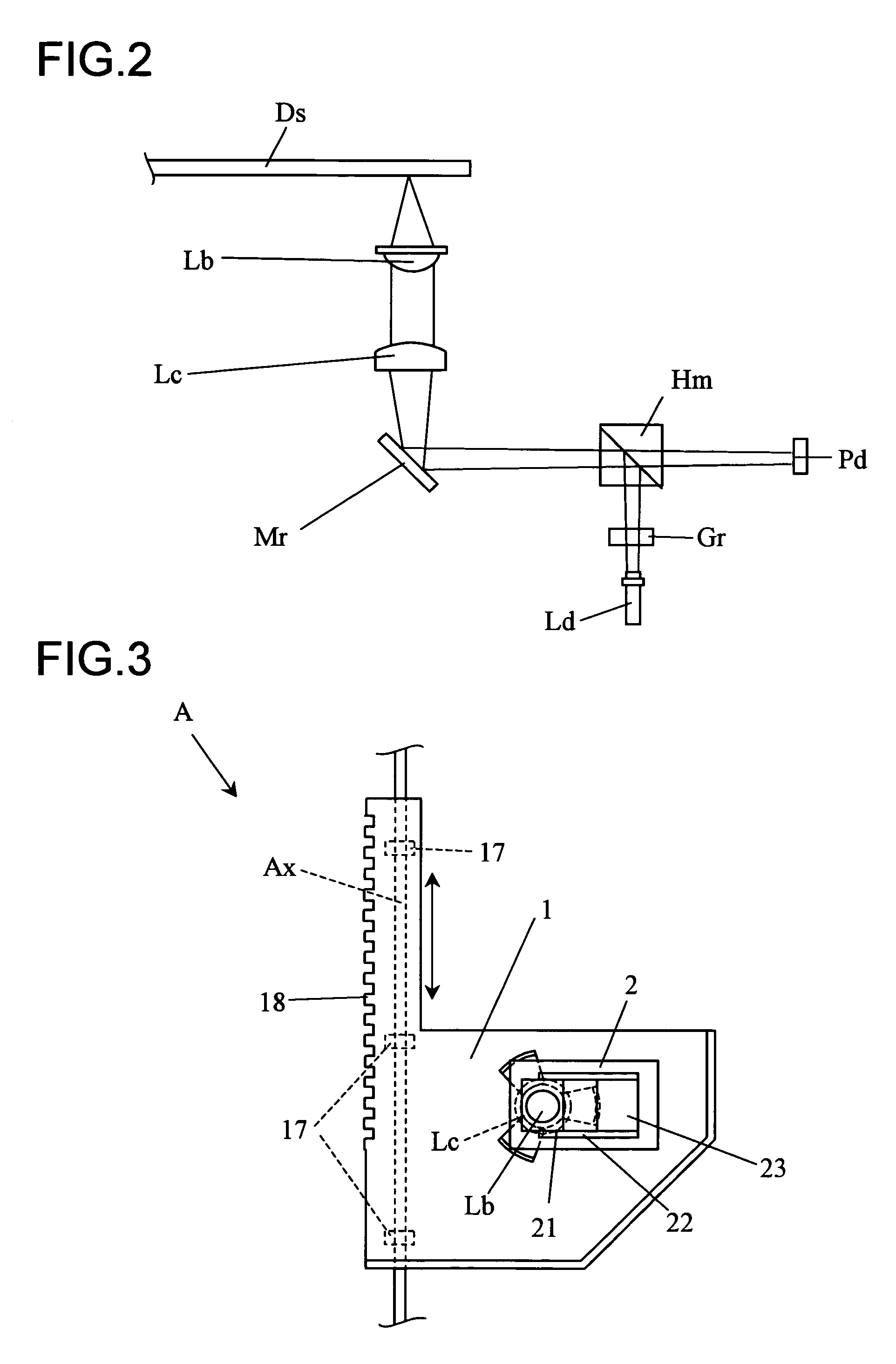 Optical head and optical disc device provided therewith