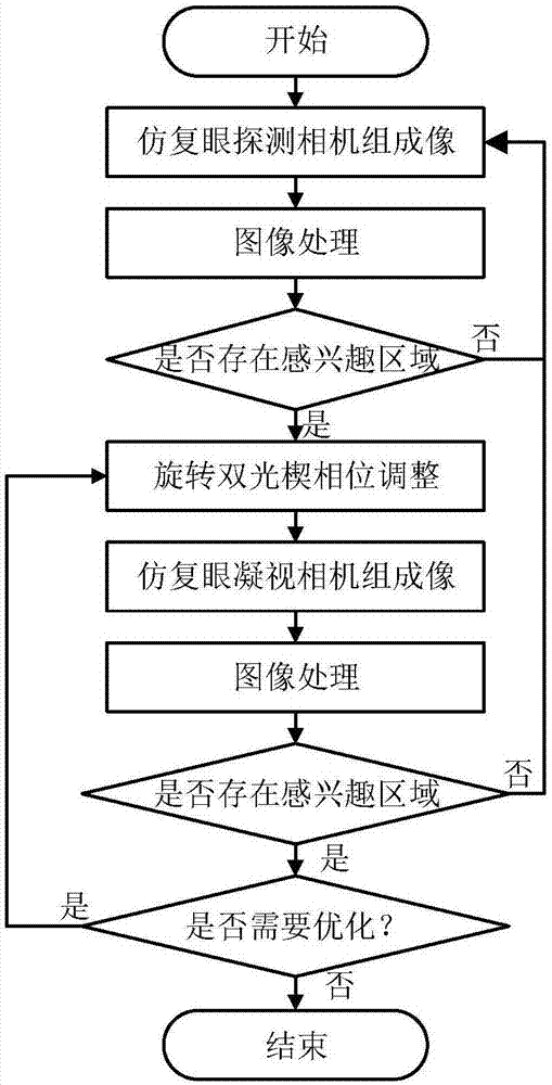 Bionic super-resolution imaging sensor and imaging method