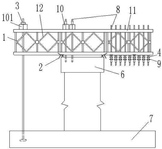 Bailey truss structure and its construction method