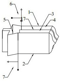 Ion current separation structure and spray type disinfection device using it