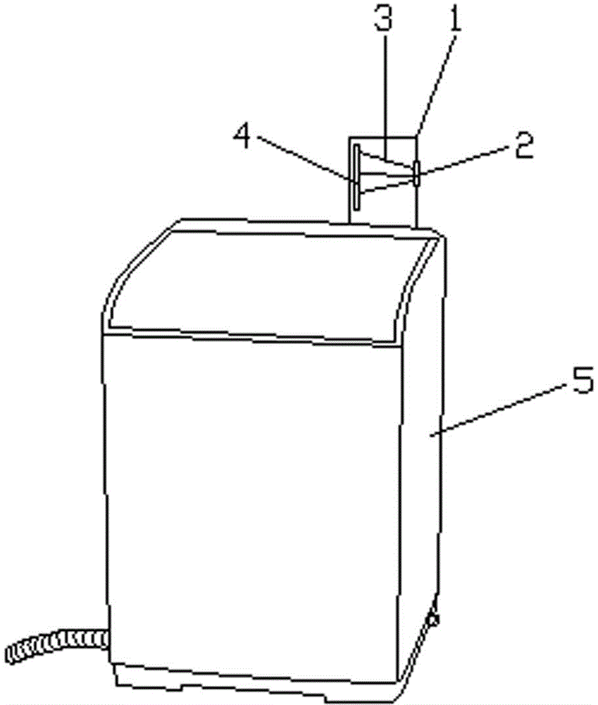 Two-dimensional code self-help washing machine and use method thereof