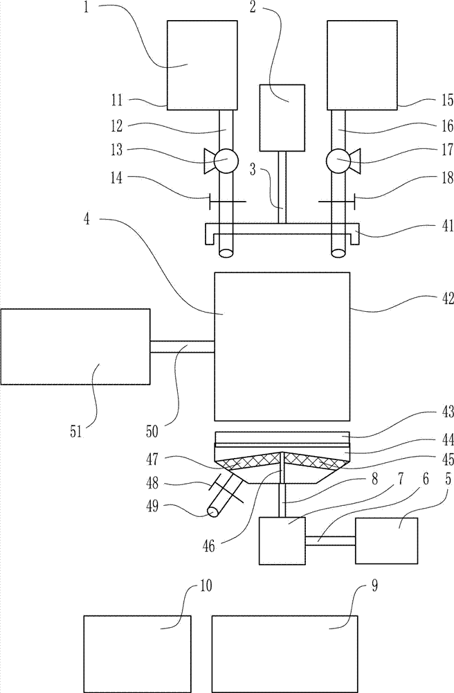 Precipitation apparatus convenient to clean and used for precipitation of rare-earth ore