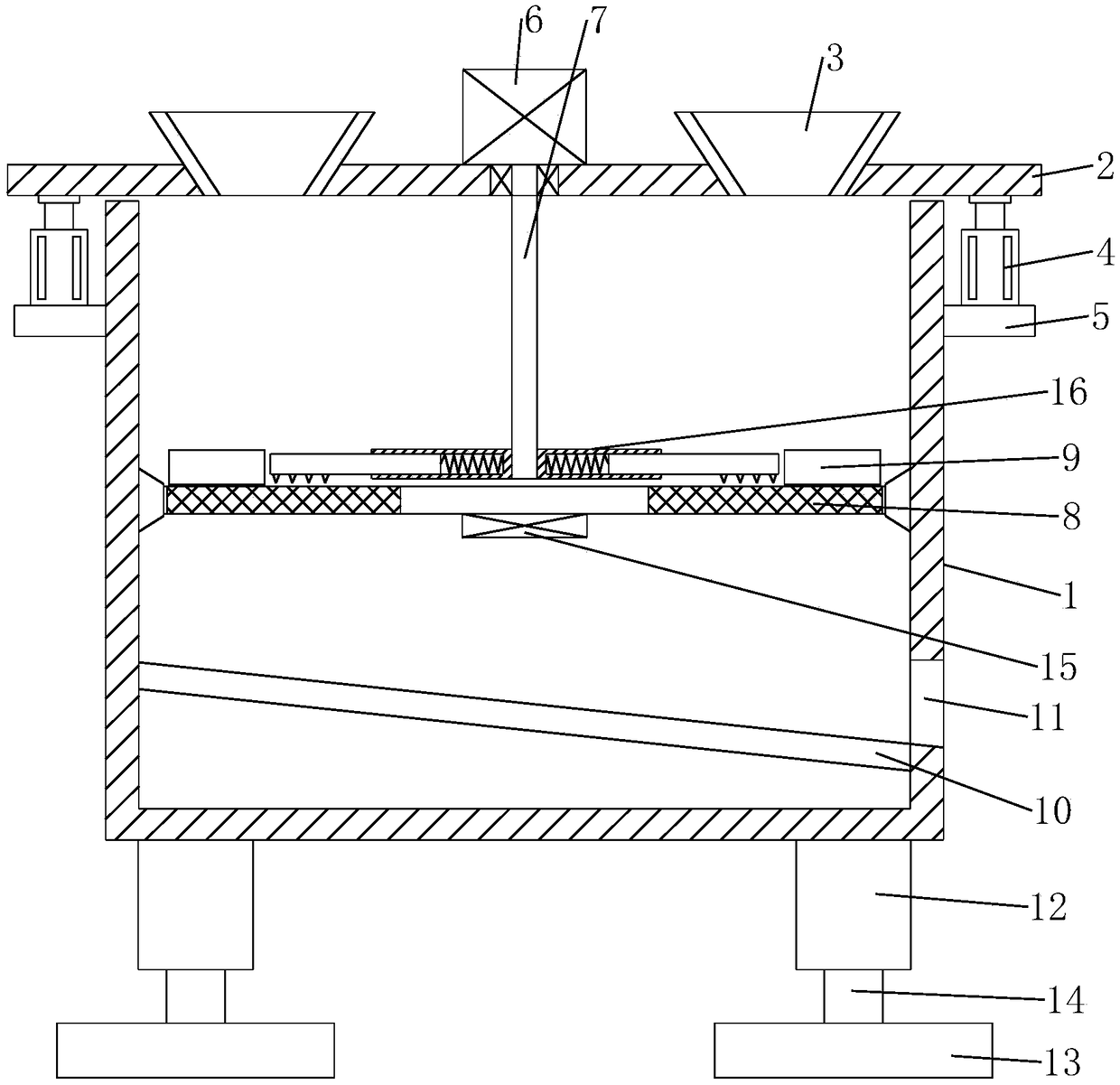 Screening device for production of traditional Chinese medicine decoction pieces