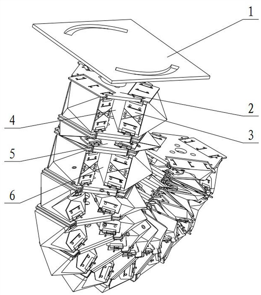 Soft continuous robot based on modularized paper folding type pneumatic artificial muscle