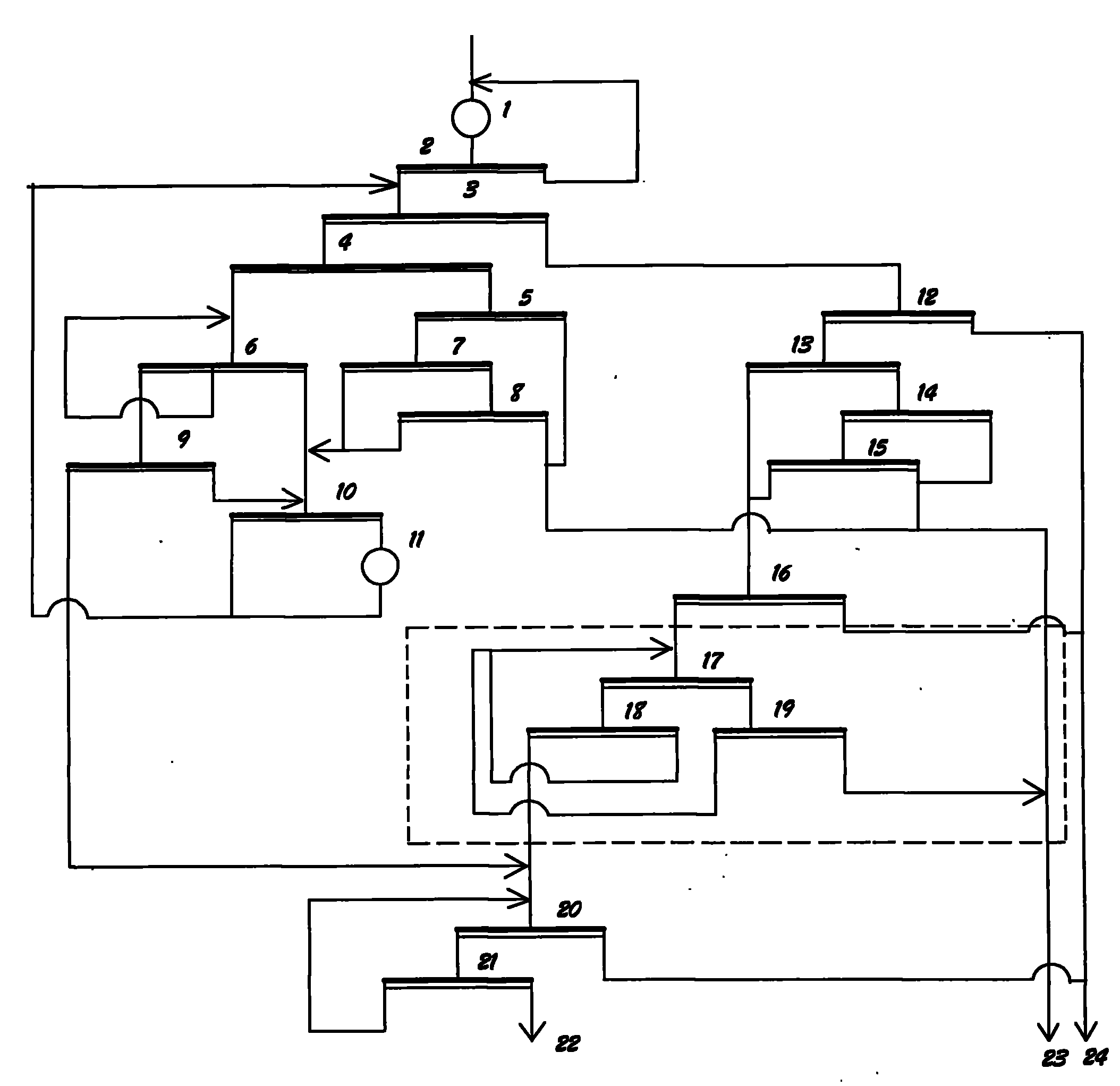 Process for processing low grade hematite ore