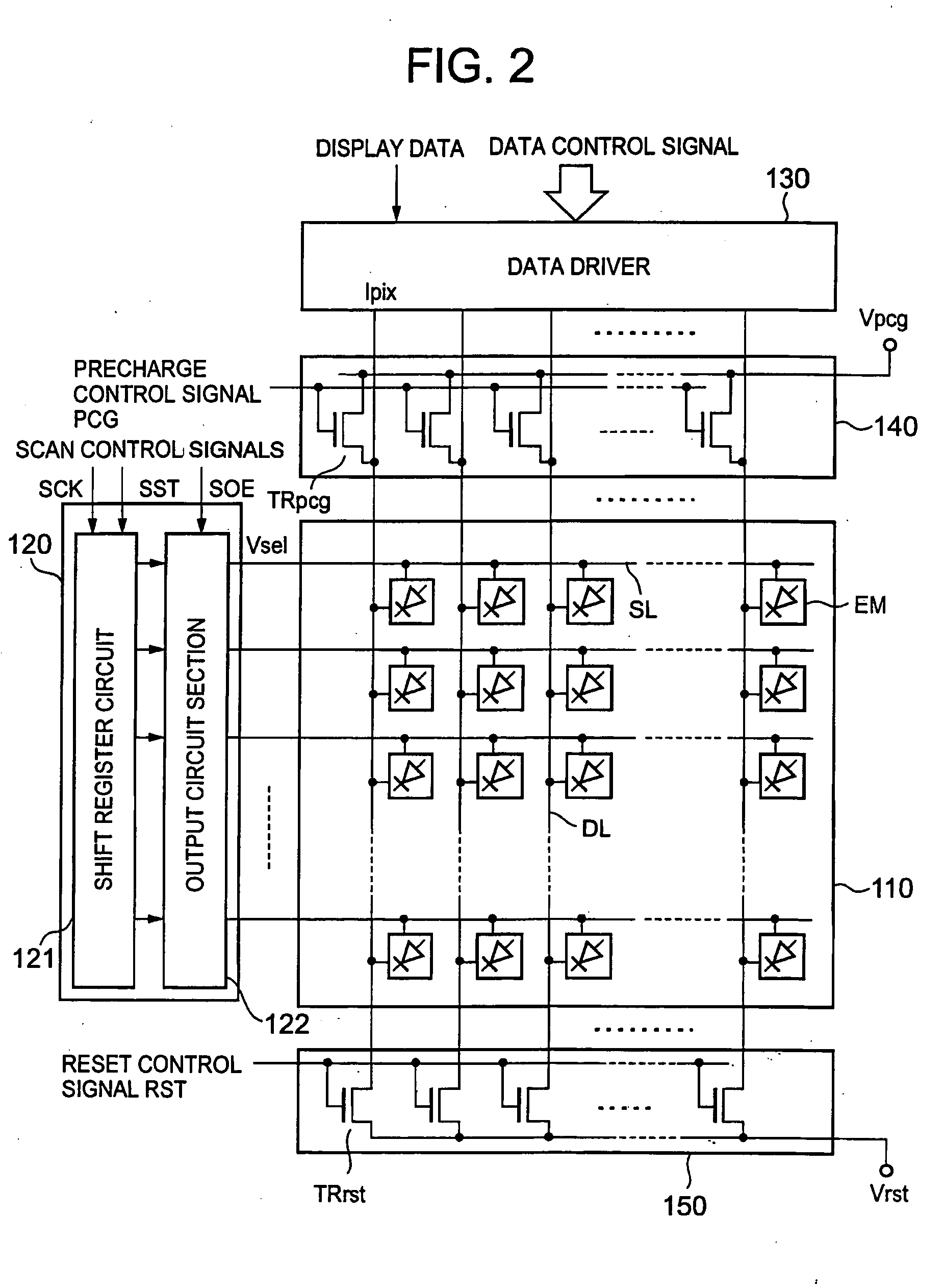 Display device and associated drive control method