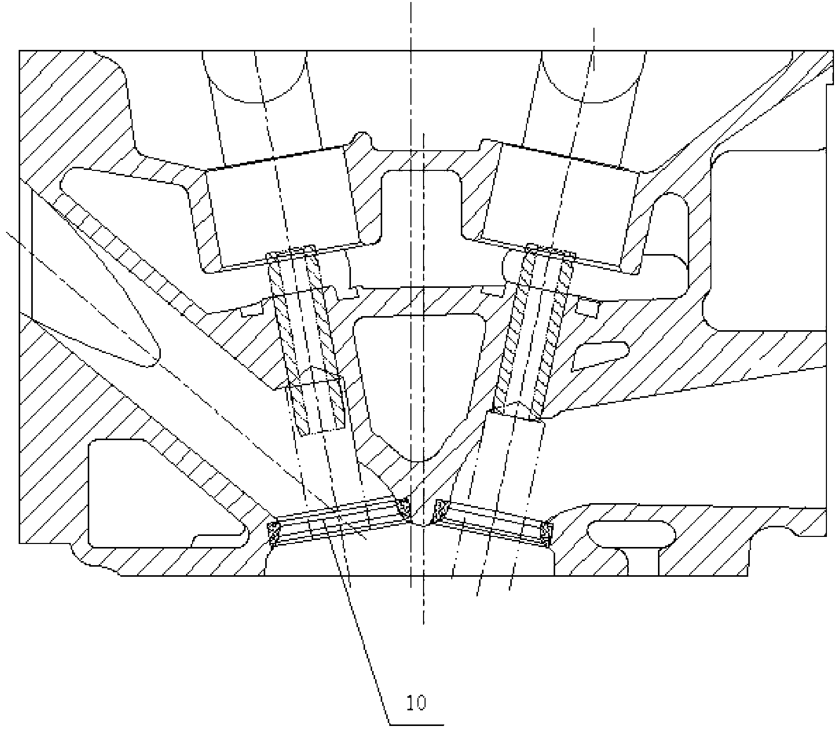 Intake/exhaust valve seat of ethanol gasoline engine