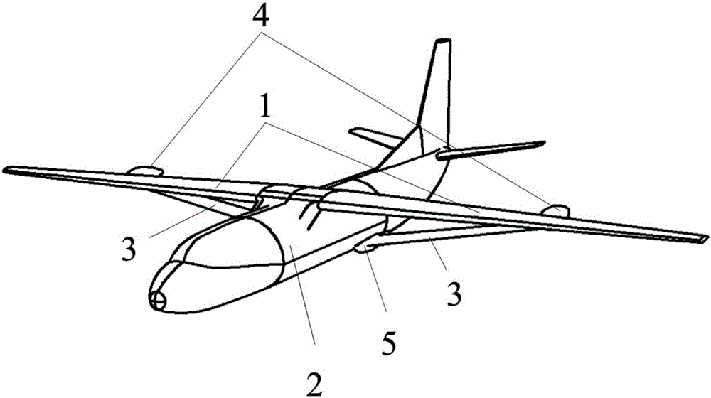 Air vehicle aerodynamic configuration with trailing edge supporting wing