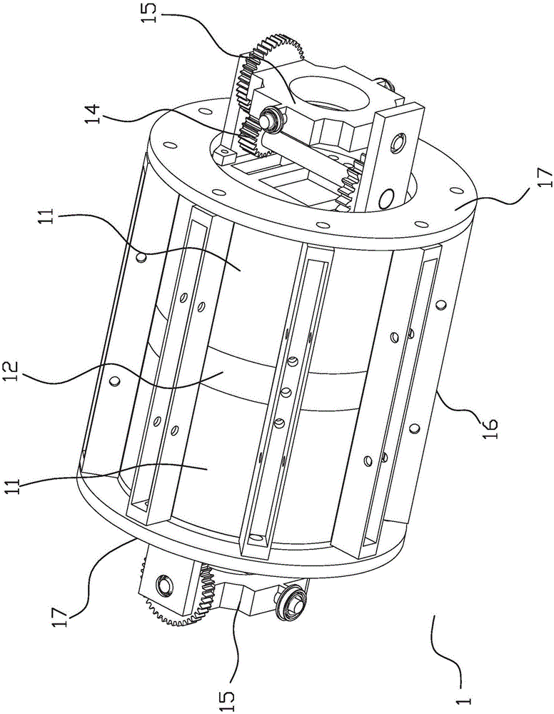 Buoyancy adjusting device for snake-shaped amphibious robot and amphibious robot