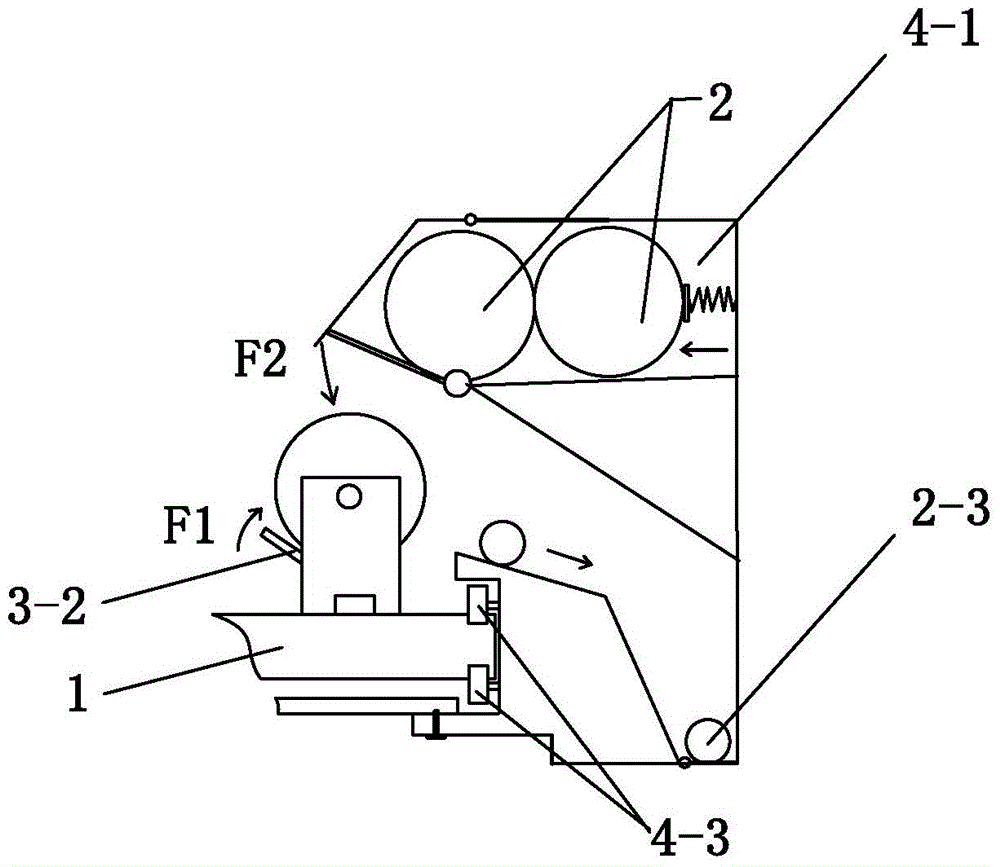 A working method of a weaving tissue woven machine