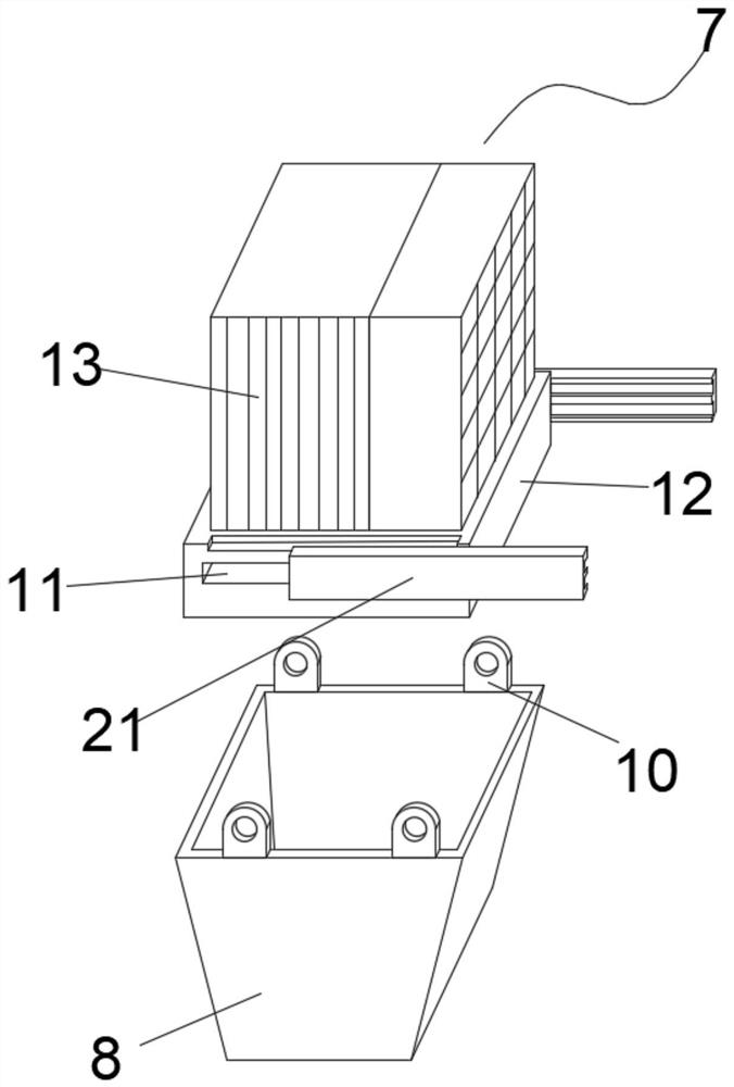 Online dust removal device for curing oven