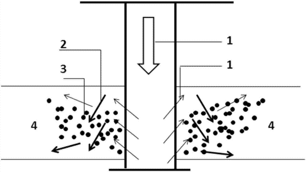 Oil extracting method adopting air pre-injecting