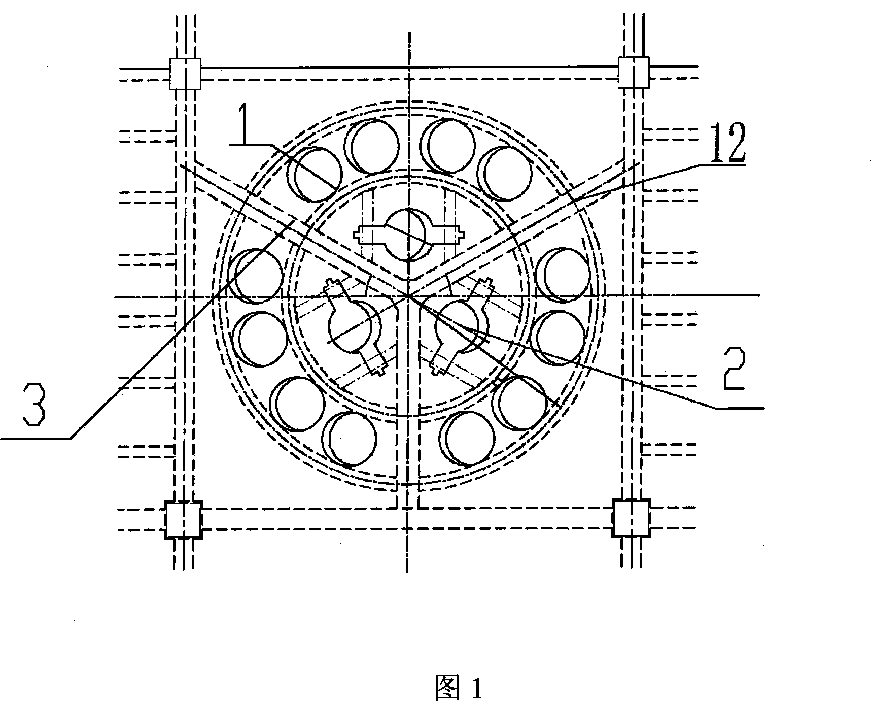 Structure beam in calcium carbide production equipment