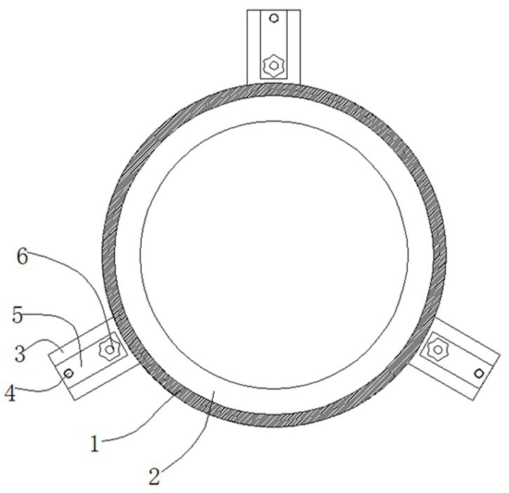 Metal flange plastic lining layer machining process