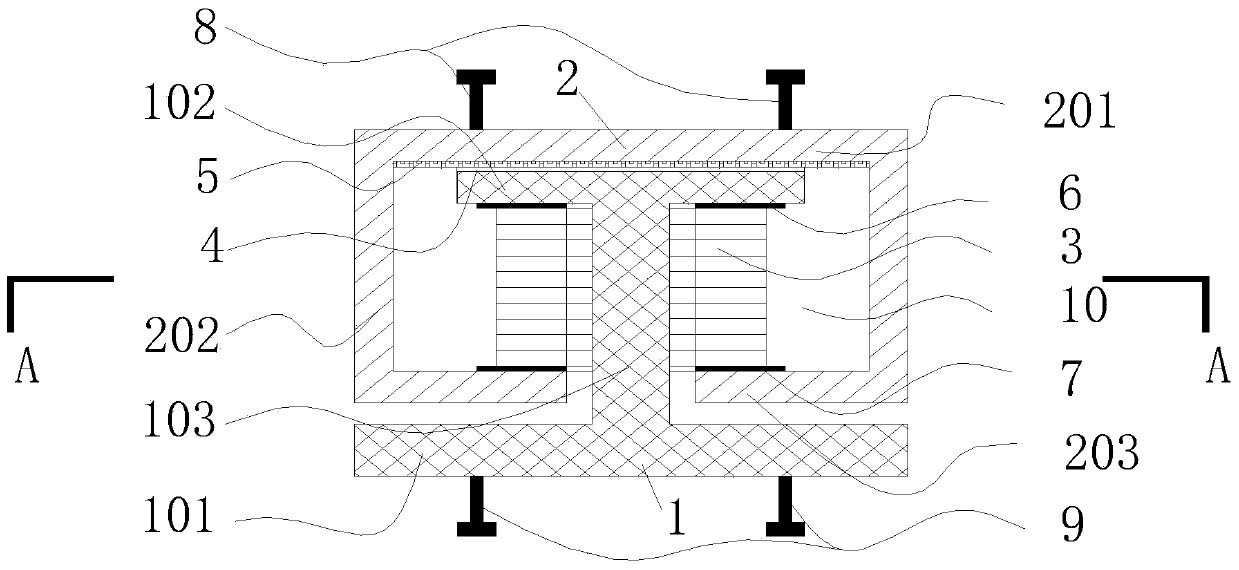 Active damping vibration isolation bearing device