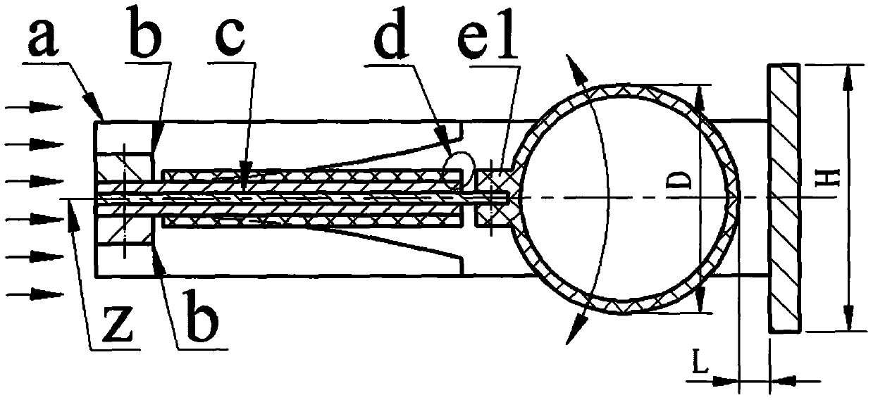 Piezoelectric tunnel airflow generator