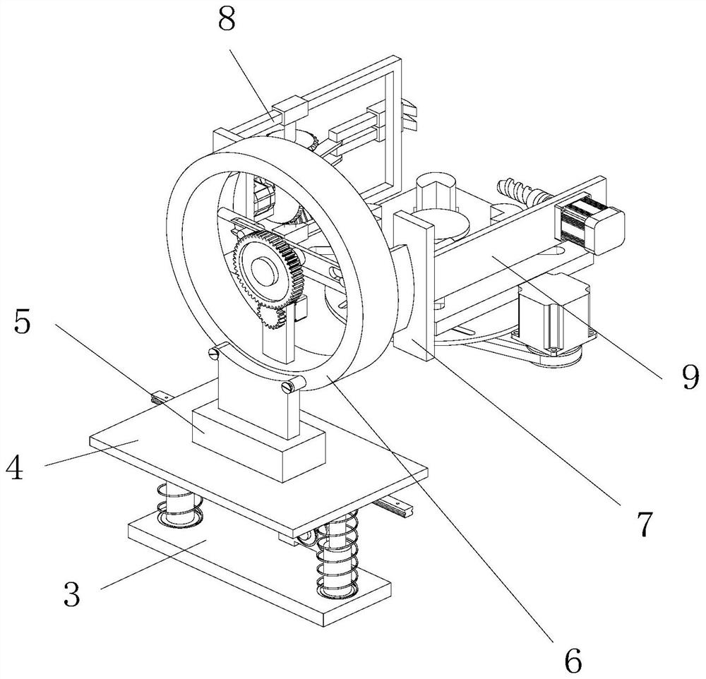 Machining mechanism for aluminum template assembly