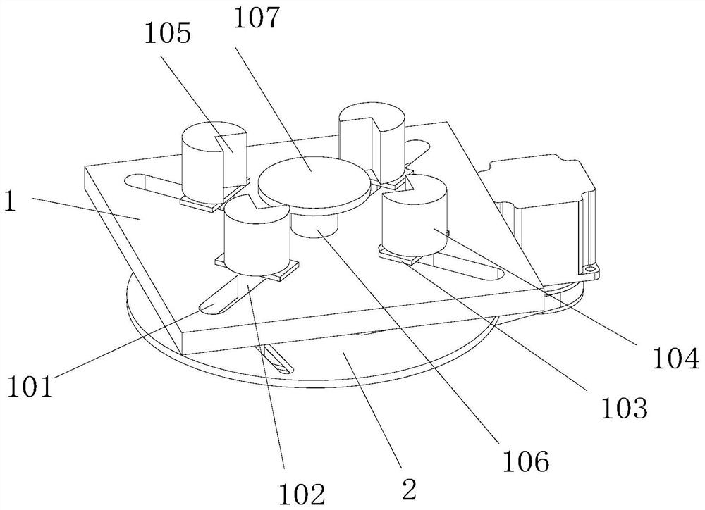 Machining mechanism for aluminum template assembly