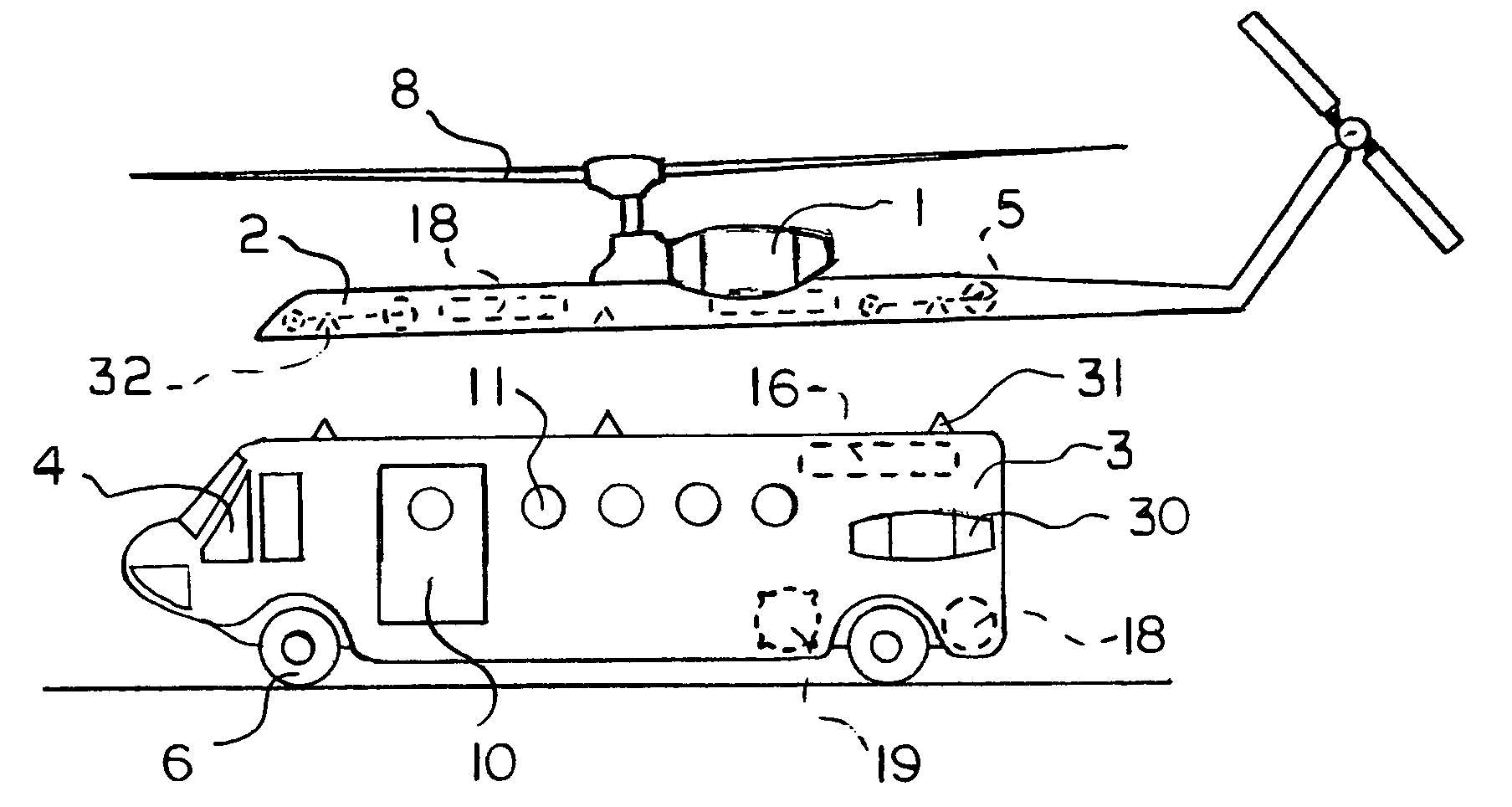 Modular adaptive configured helicopter