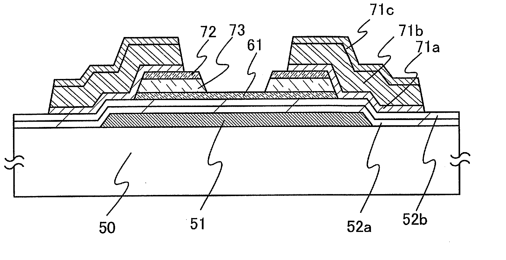 Thin film transistor, and display device having the thin film transistor