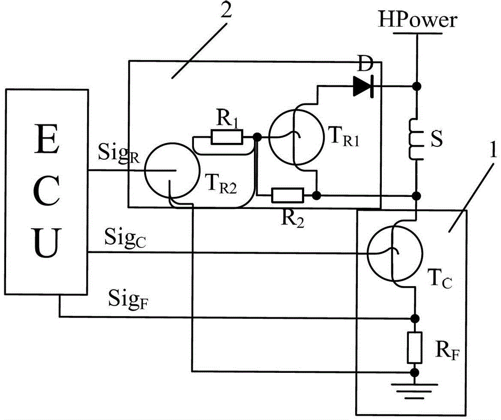 An engine solenoid valve driving circuit and its control method