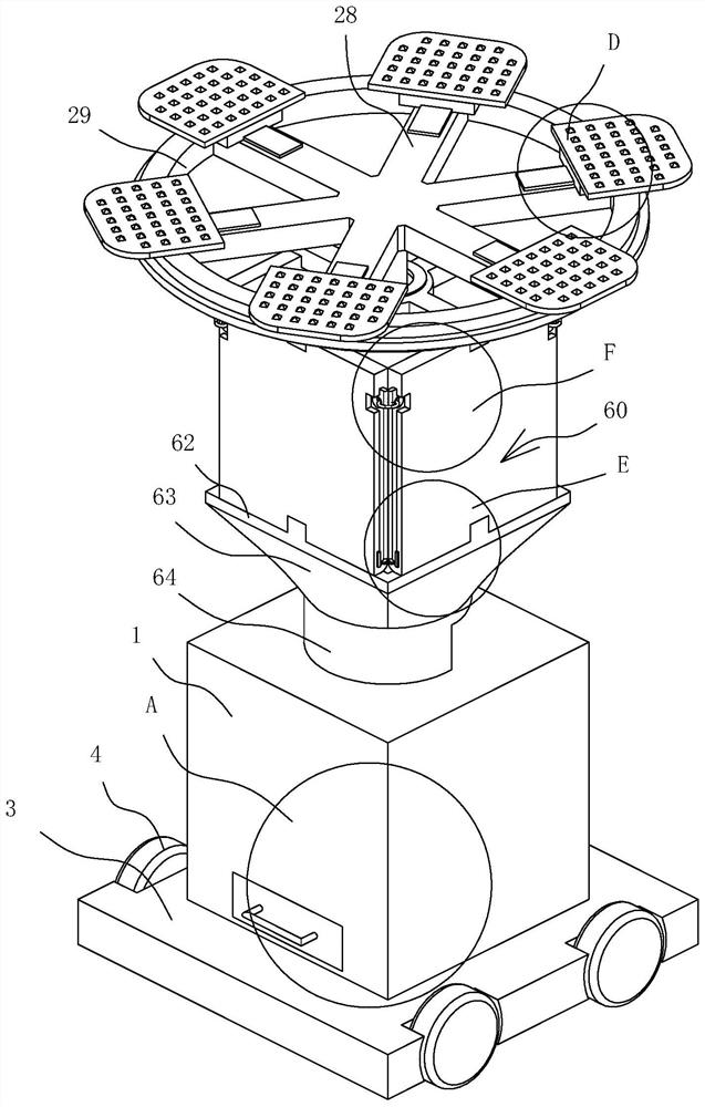 Crown wall skin removing equipment