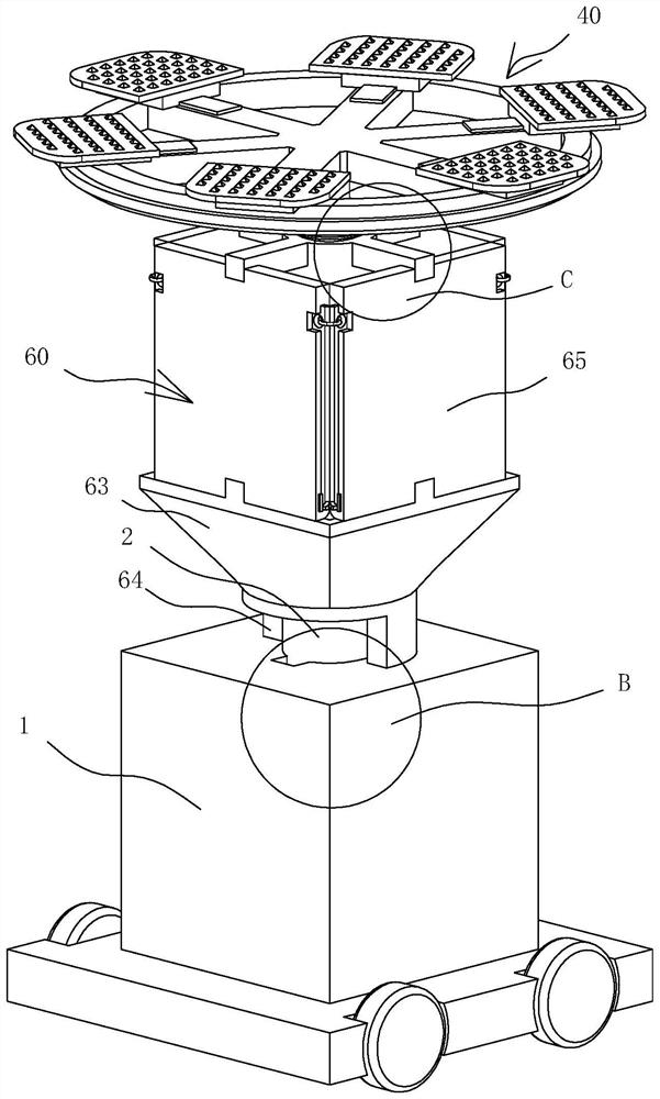 Crown wall skin removing equipment