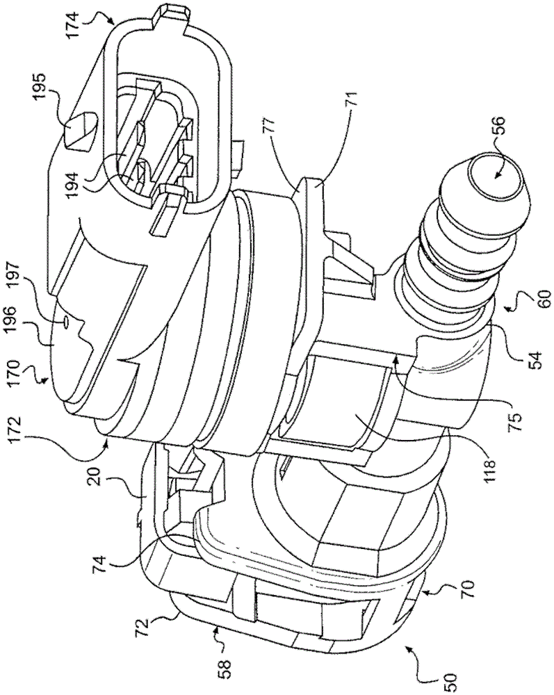 Sensor housing and latching mechanism for sensor housing