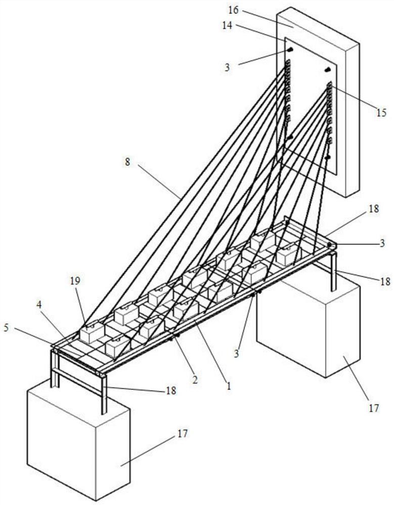 A method for a typical damage simulator of a cable-stayed bridge