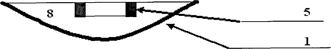 Capacitance temperature type ice covering thickness sensor