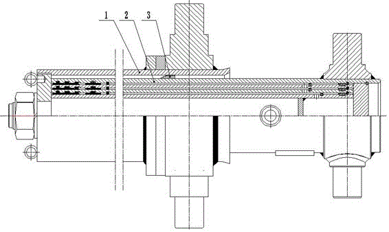 Improved structure of positioning ring for front top hydraulic oil cylinder of dumper