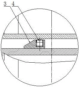 Improved structure of positioning ring for front top hydraulic oil cylinder of dumper