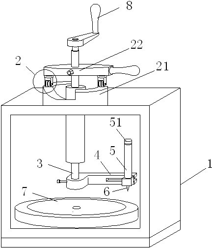 Method for removing polished section crystal round edge used for IGBT (insulated gate bipolar transistor) in a row grinding manner