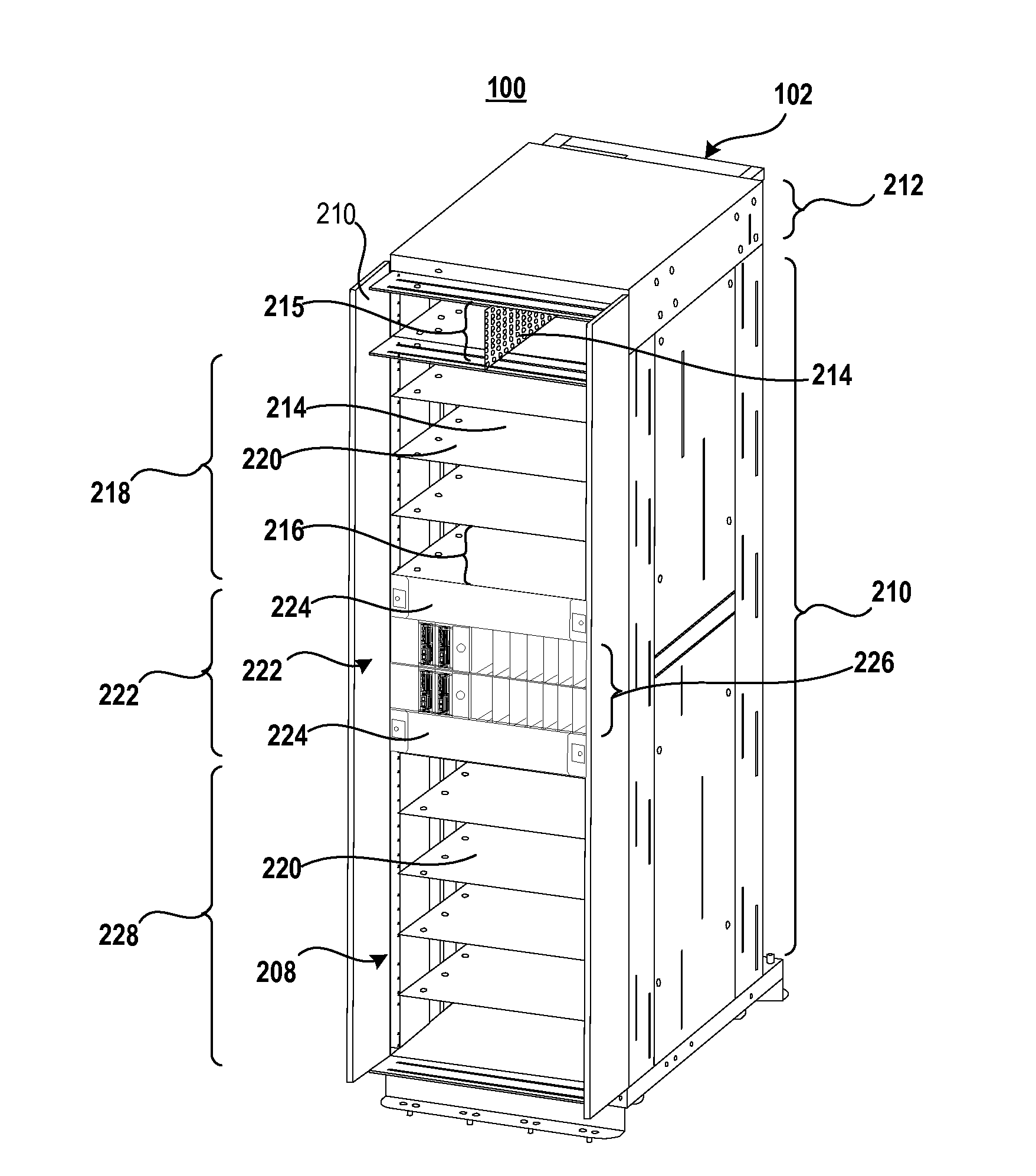 Single unit height storage sled with lateral storage device assembly supporting hot-removal of storage devices and slidable insertion and extraction from an information handling system rack