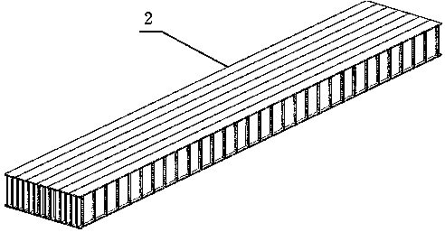 Combined type steel large cross beam erection multi-span make-shift beam line reinforcing method