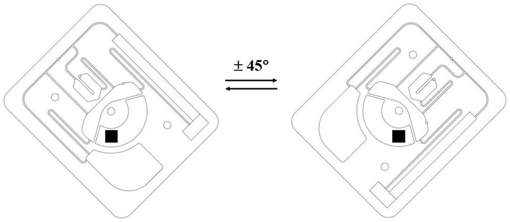 Method for detecting small molecules in milk based on centrifugal microfluidics, and special chip thereof