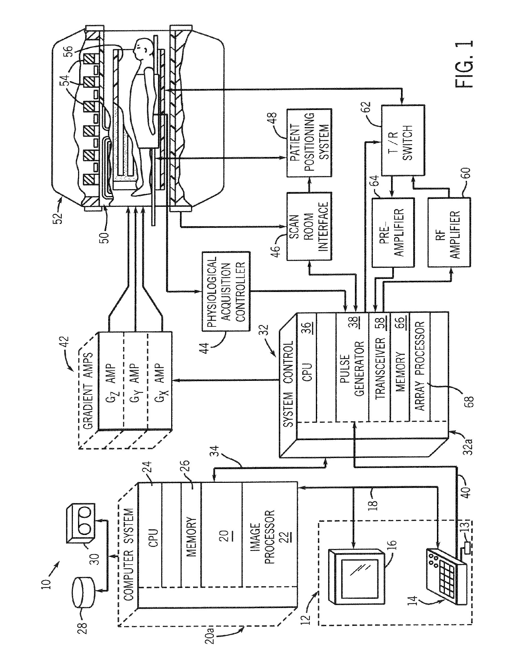 Method and apparatus for acquiring mr data with a segmented multi-shot radial fan beam encoding order