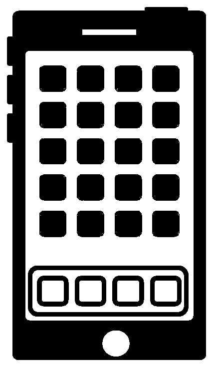 Application icon layout method and device and mobile terminal