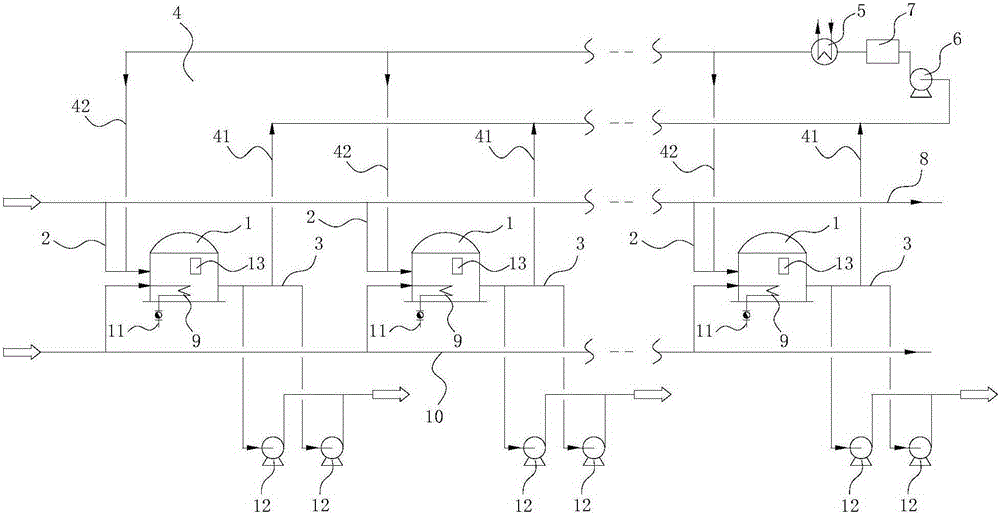 Tank field temperature maintaining and rising system