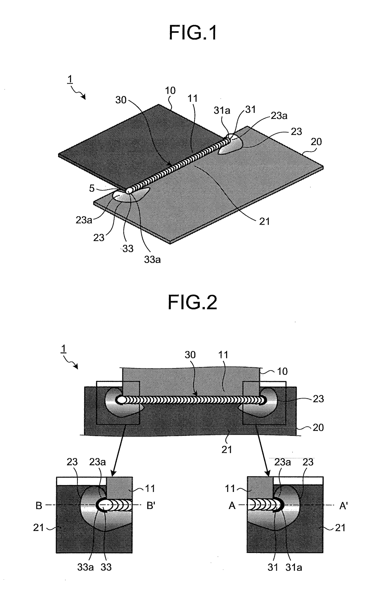 Lap-fillet arc welding joint and joint structure for press forming parts