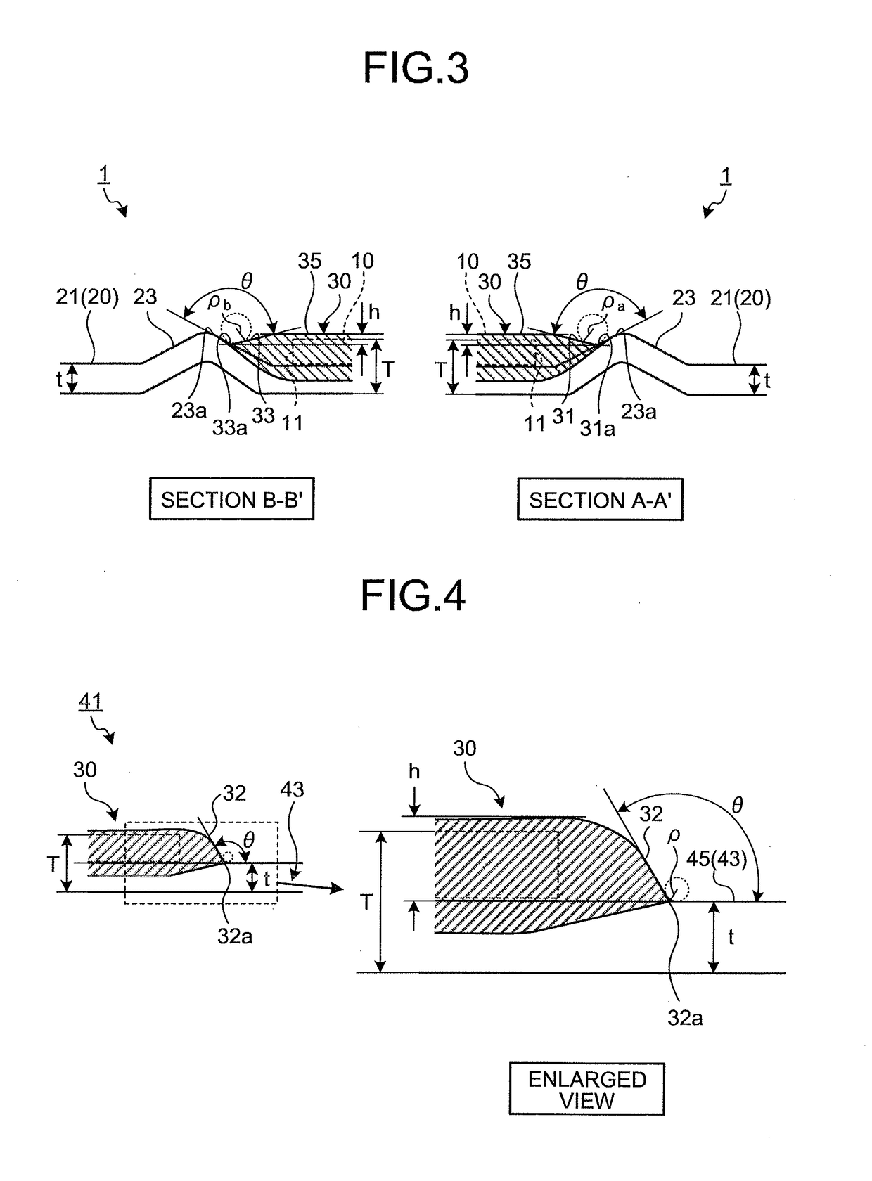 Lap-fillet arc welding joint and joint structure for press forming parts