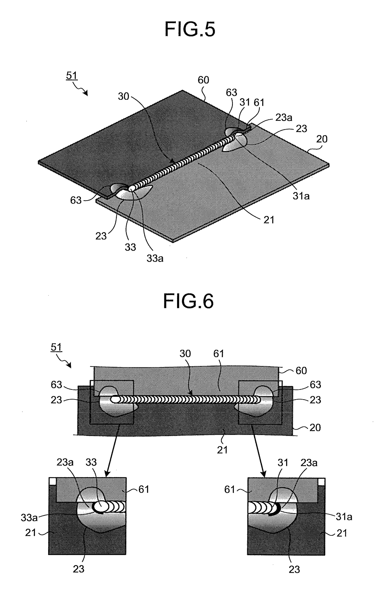 Lap-fillet arc welding joint and joint structure for press forming parts