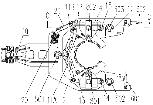 Open pile control device