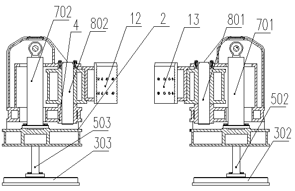 Open pile control device