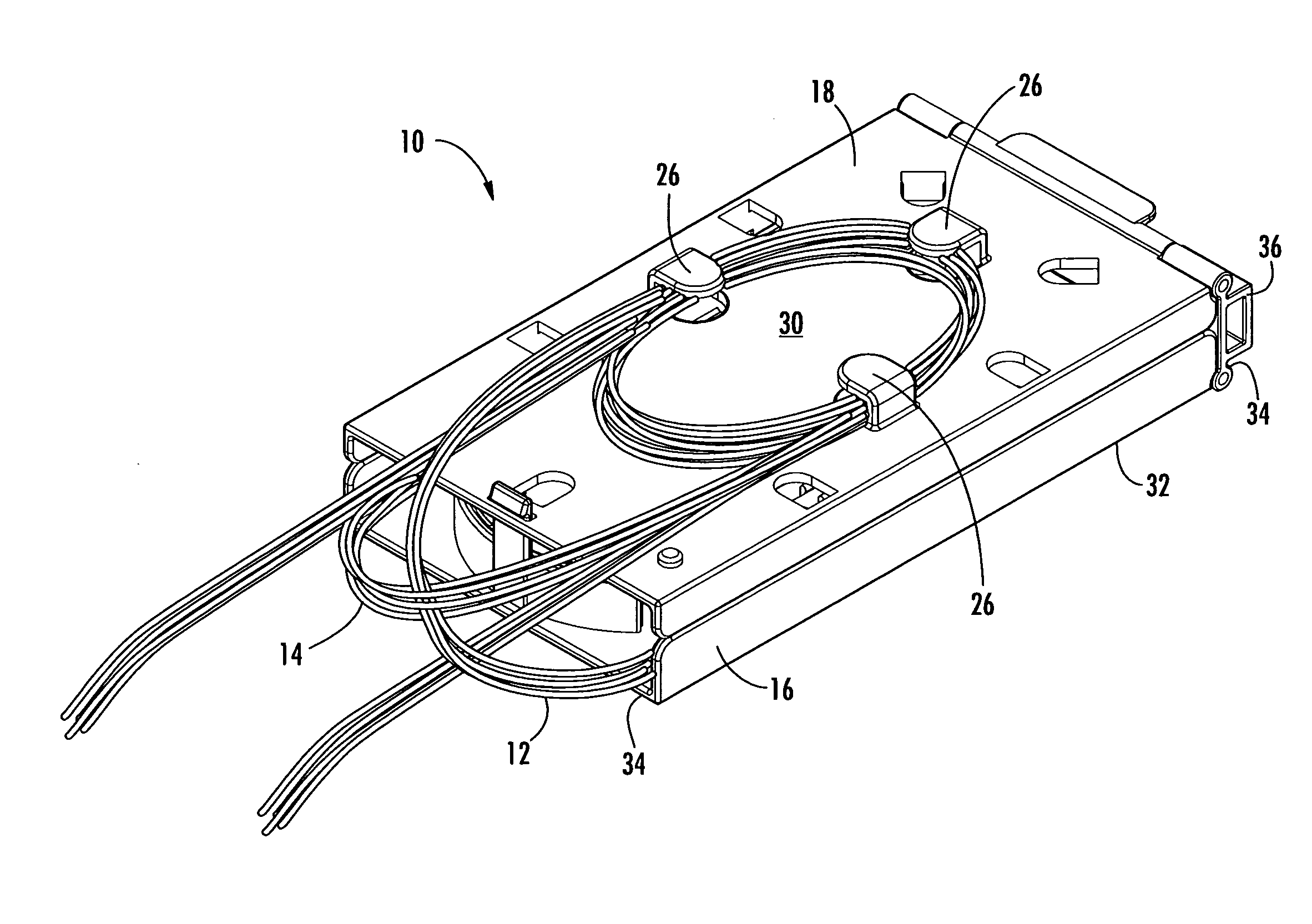 Fiber optic splice trays