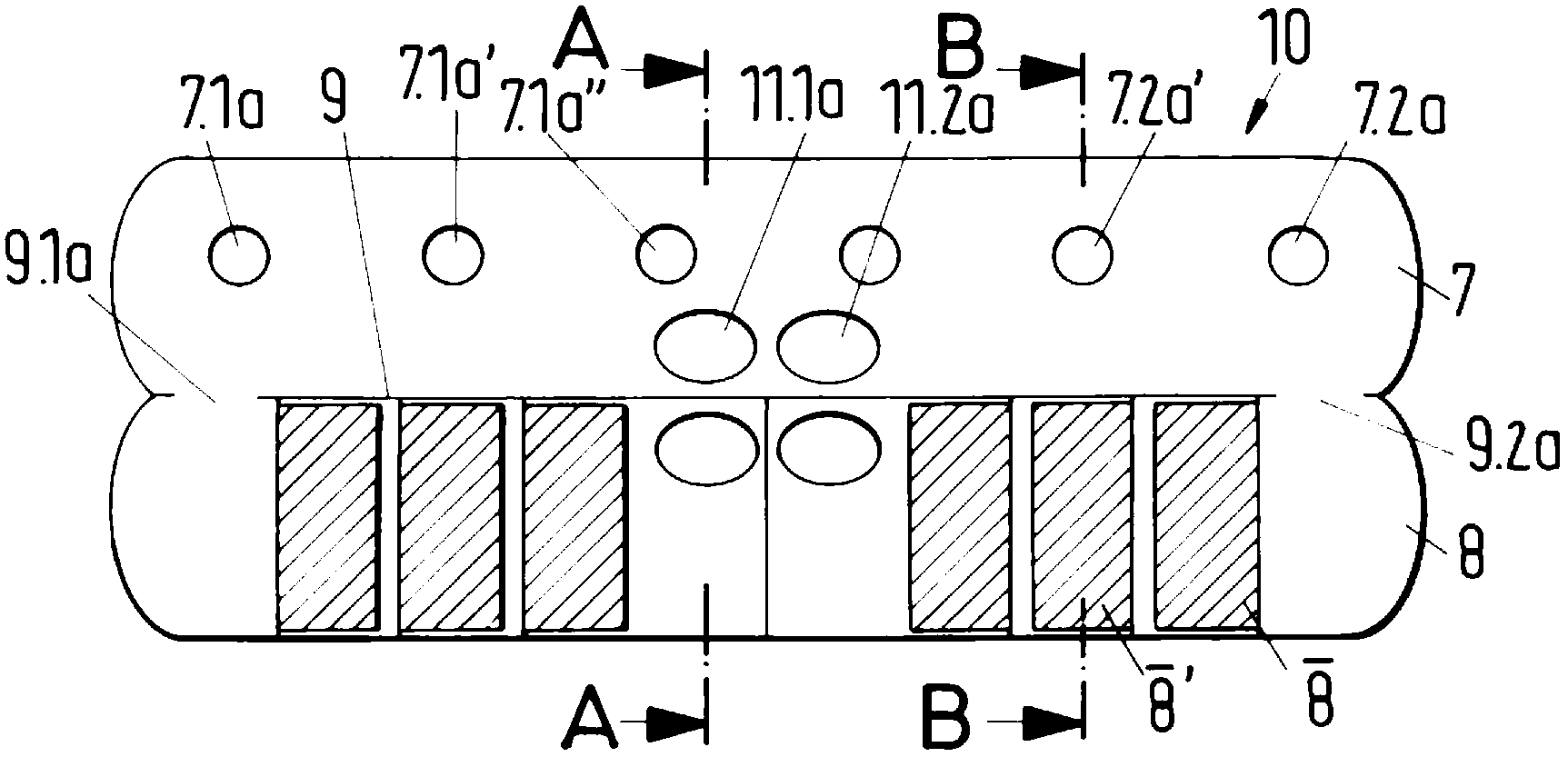 Device and method for treating waste gas