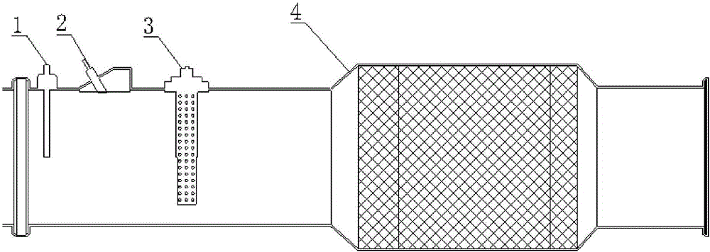 Urea heating device for efficient SCR, and use method thereof